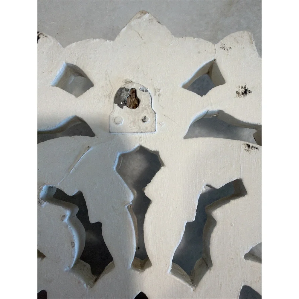 Shabby Chic/farmhouse White Foldable Wall Shelf Wood/mdf GW994
